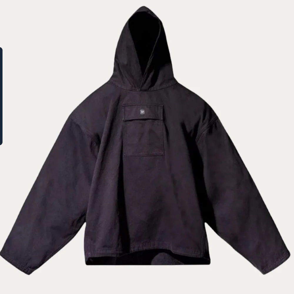 YEEZY GAP Engineered by Balenciaga Sateen Anorak - True Black - XL